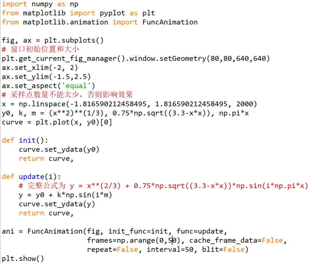 Python+Matplotlib绘制一颗激动的心-CSDN博客