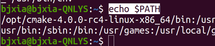 echo $PATH 命令
