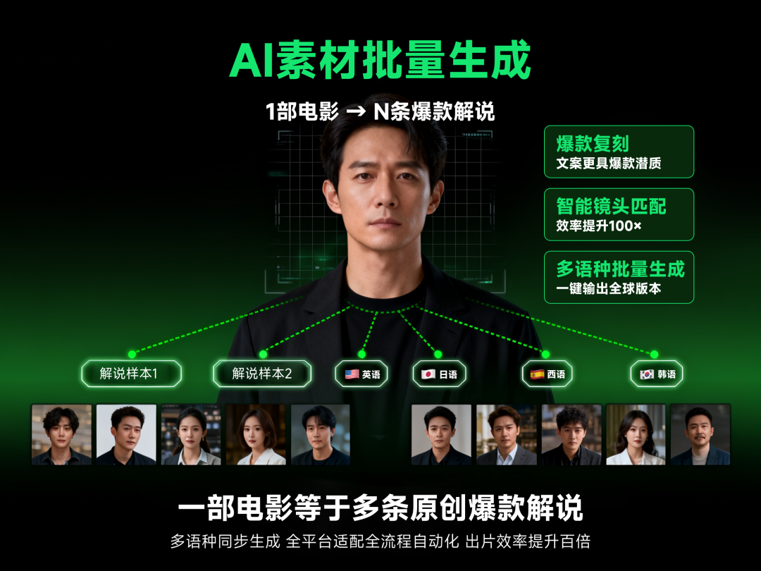 AI素材批量生成演示