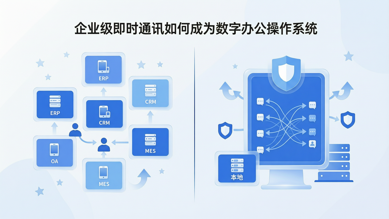 一、为什么企业沟通软件正在成为数字办公的“主界面”?配图