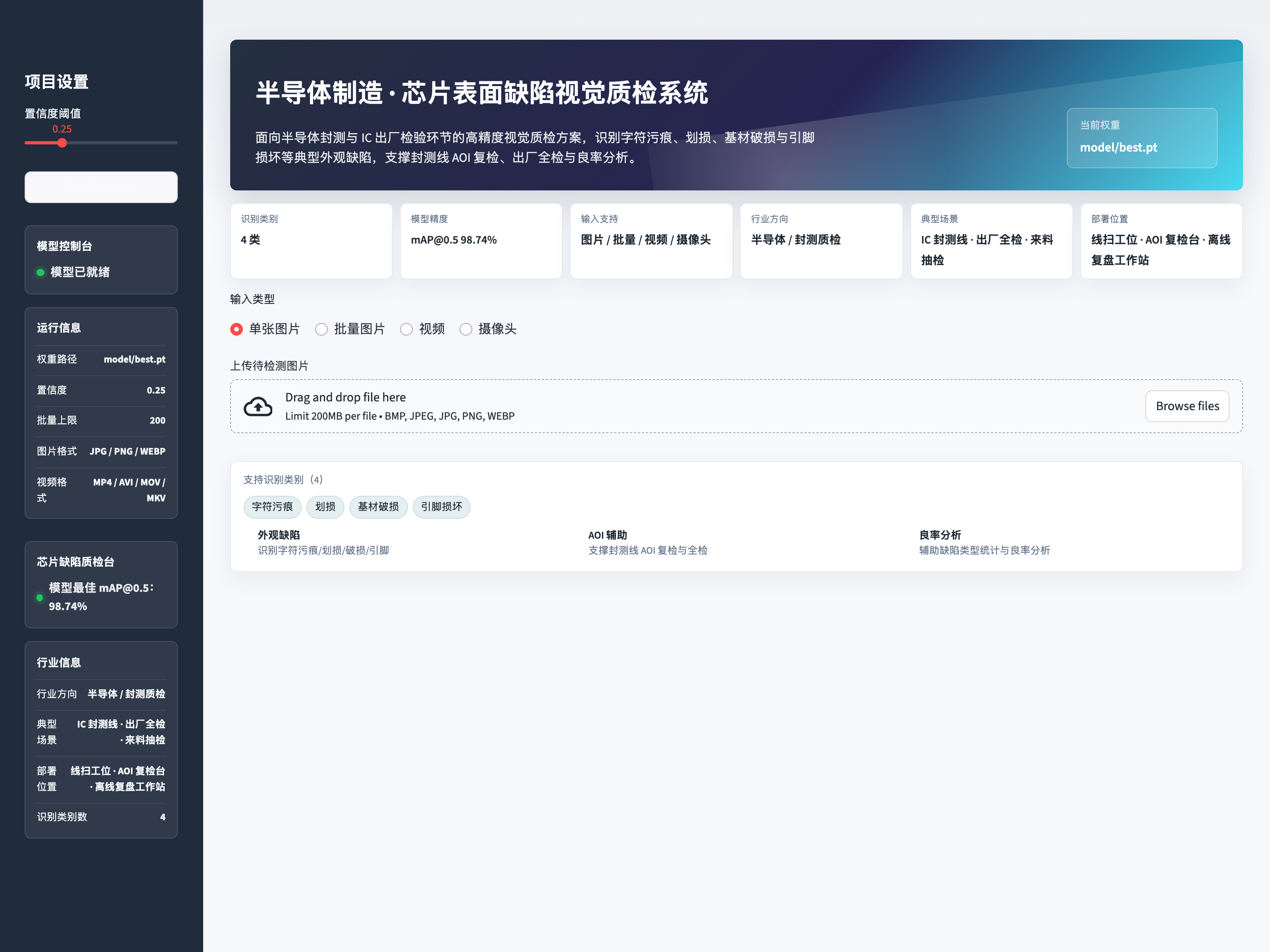 Web 界面总览