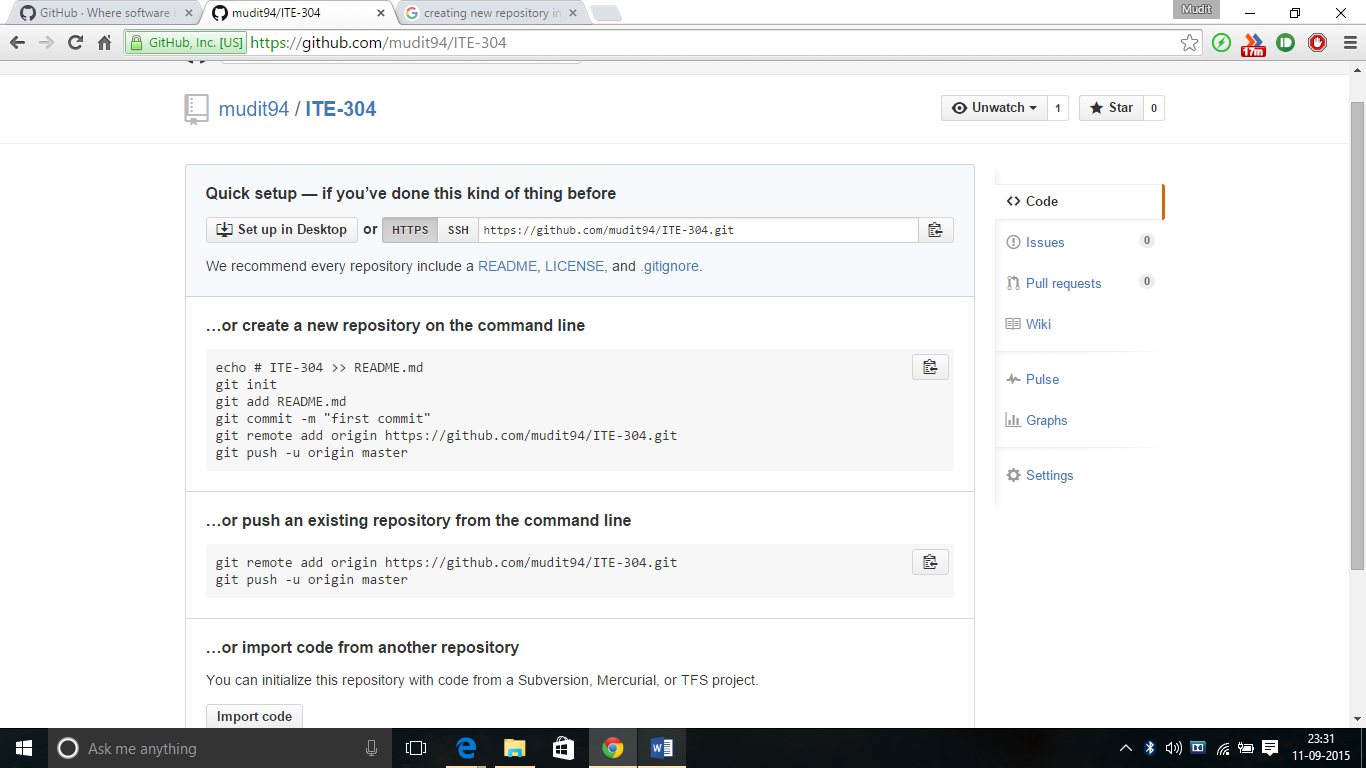 GitHub 存储库