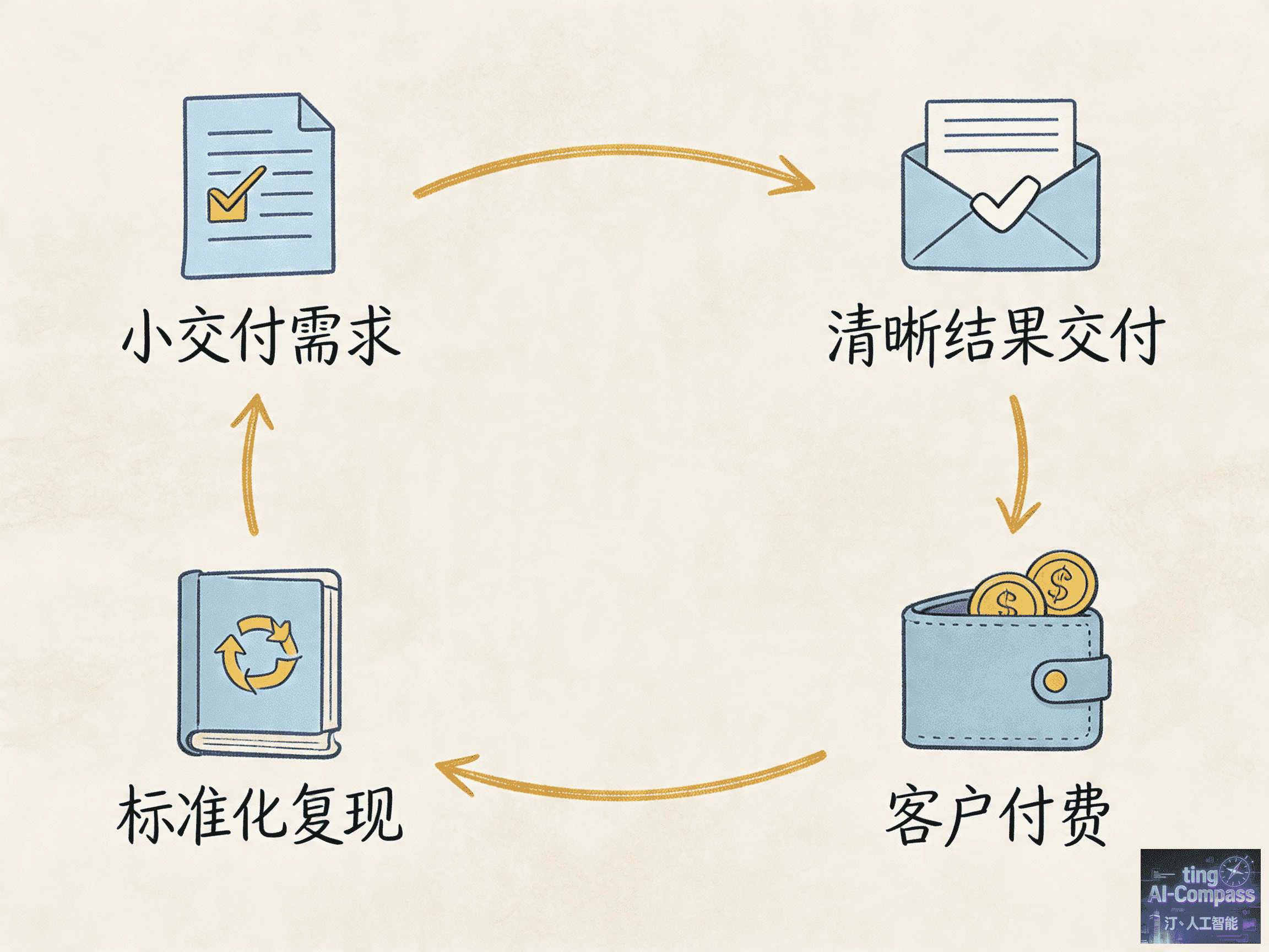 AI副业小交付到稳定复现的流程闭环