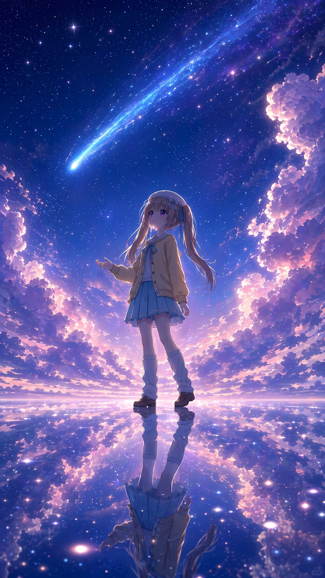 日系唯美奇幻风格插画