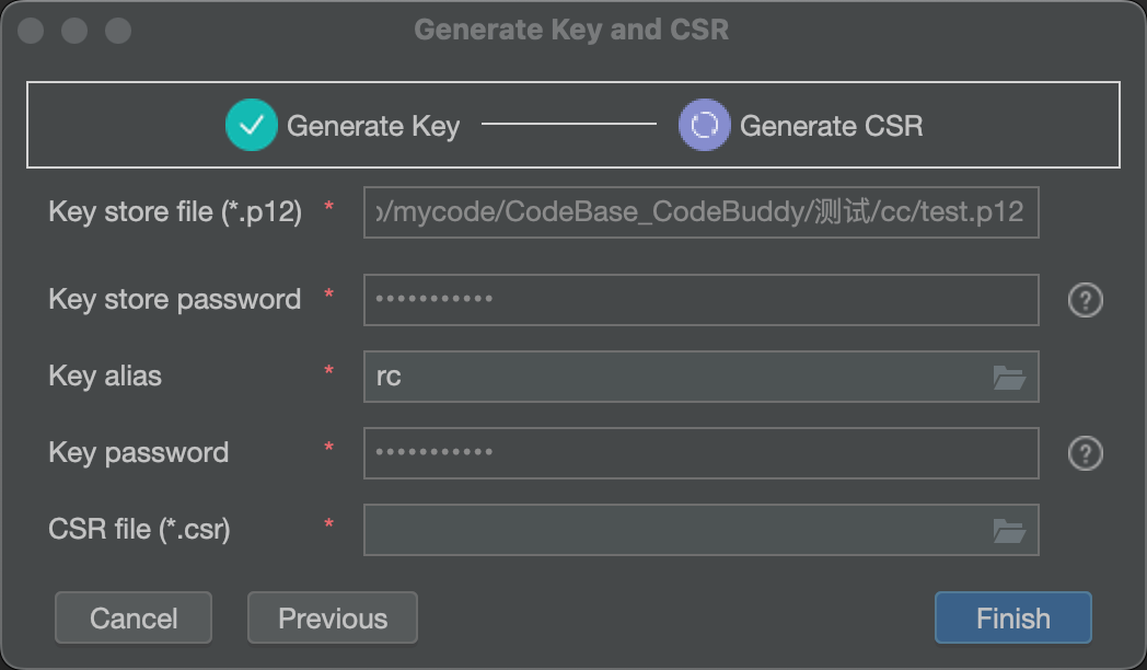 CSR界面