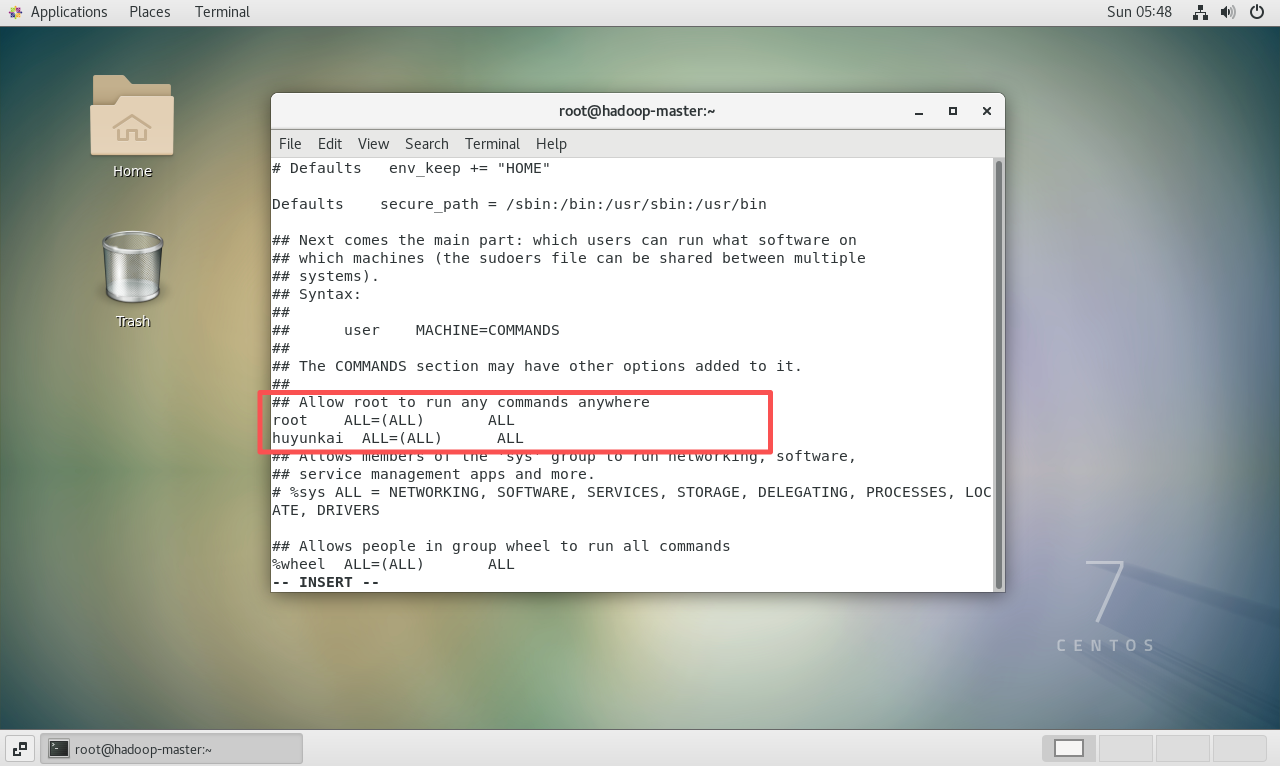 使用visudo为用户添加sudo权限