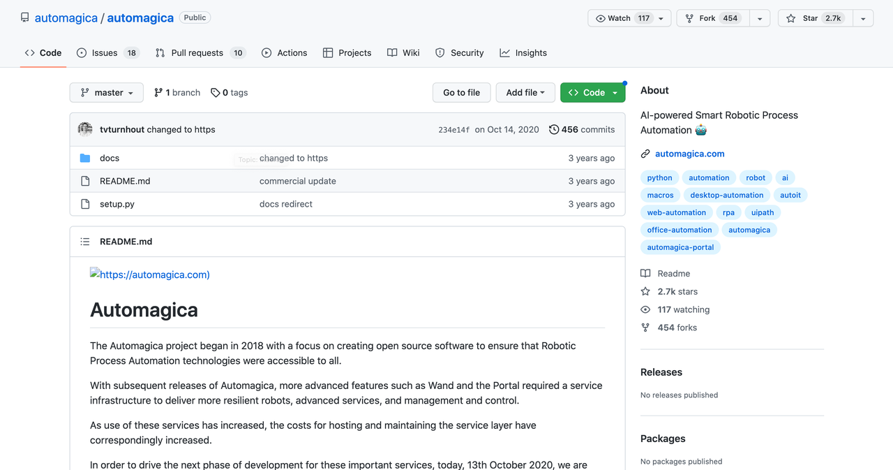 Automagica 界面截图