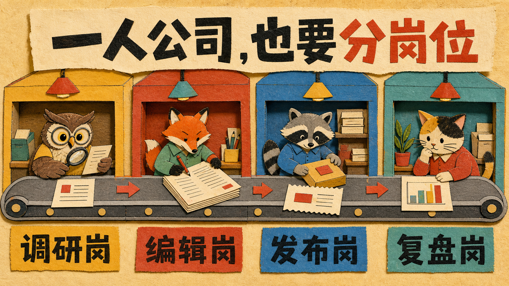 一人公司也要分岗位