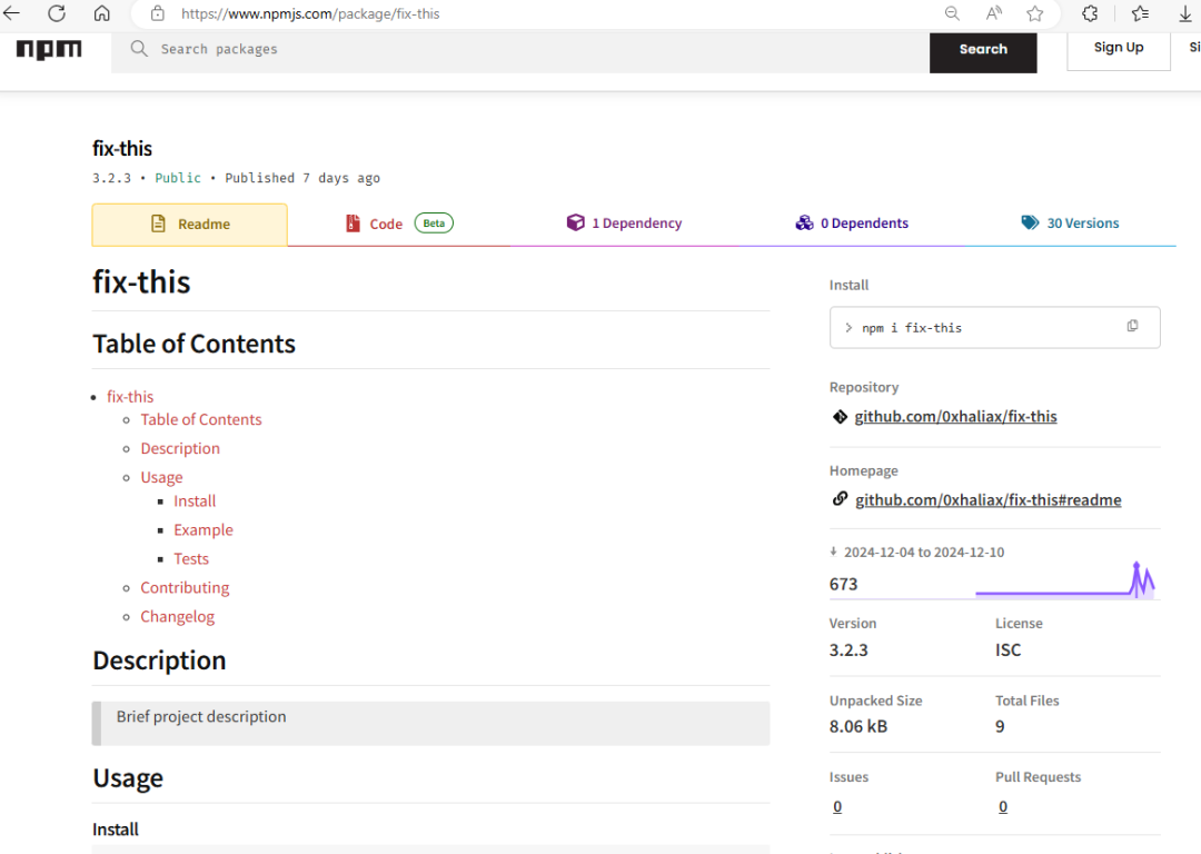 供应链风险情报预警| 恶意NPM包（fix-this）开展反向shell远控投毒_npm包投毒-CSDN博客