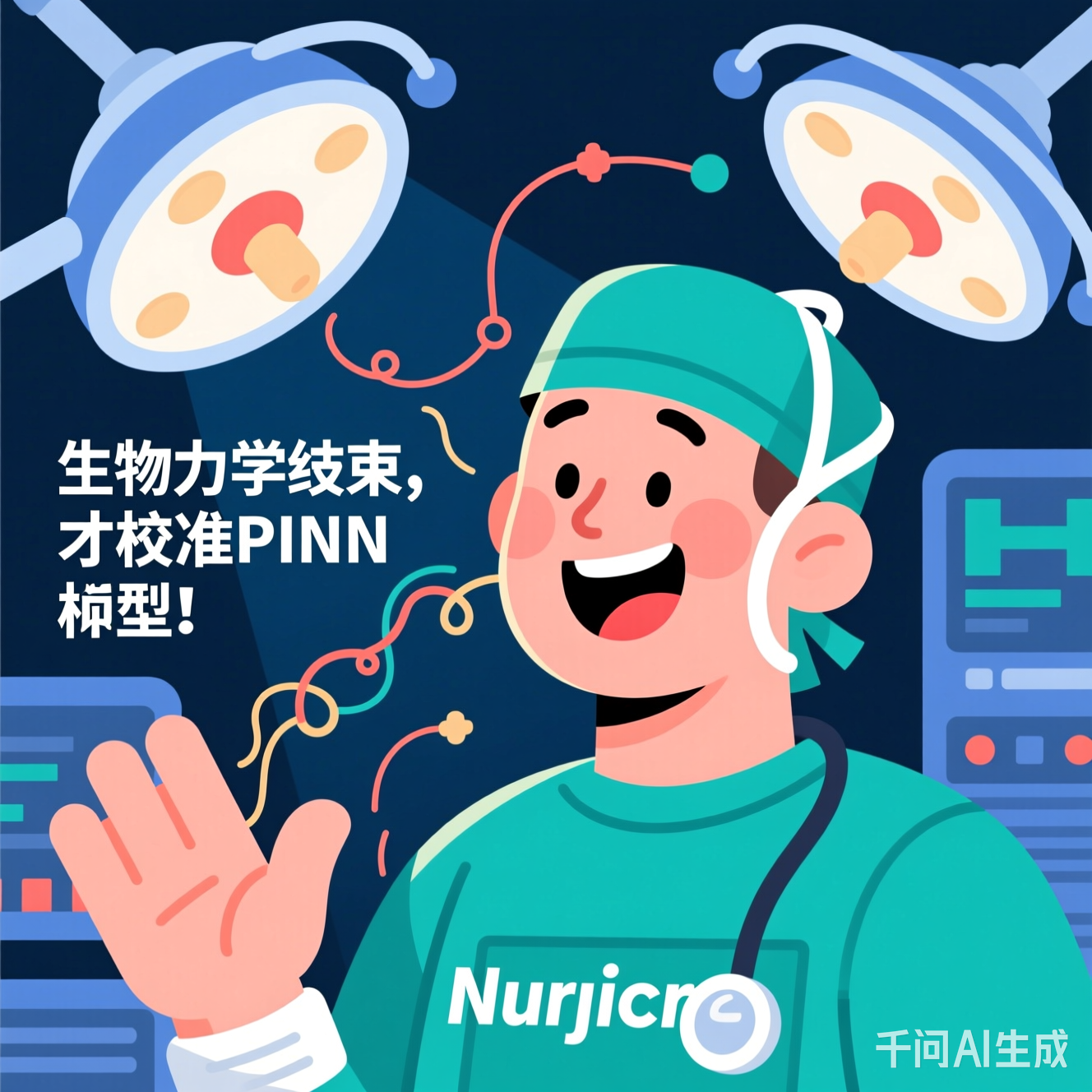 医疗AI模型训练过程的搞笑插图