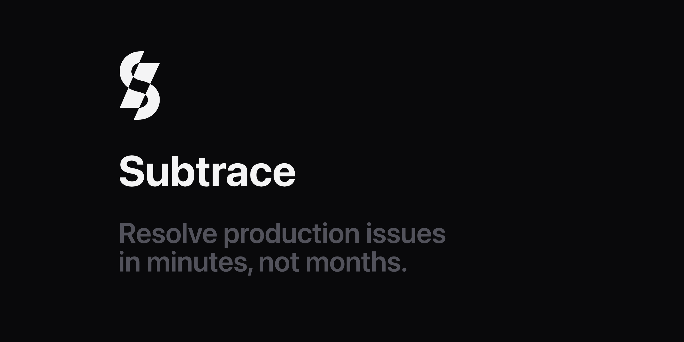 Subtrace