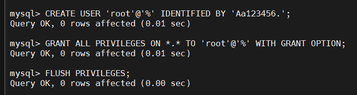 MySQL远程权限
