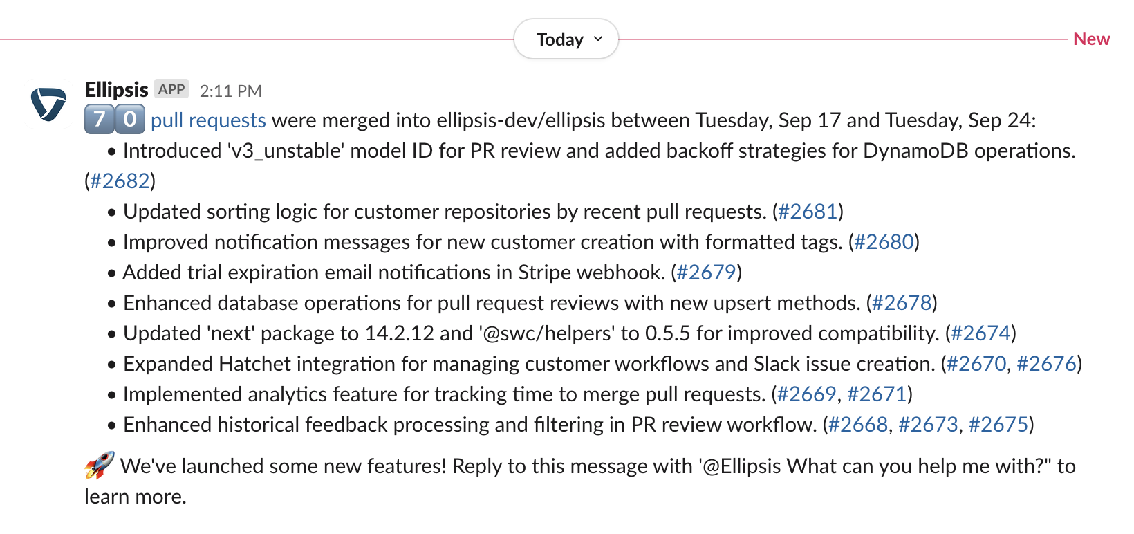 Ellipsis还可以为你的PR提供总结
