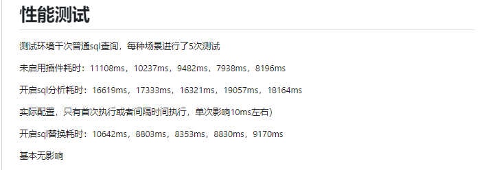 性能