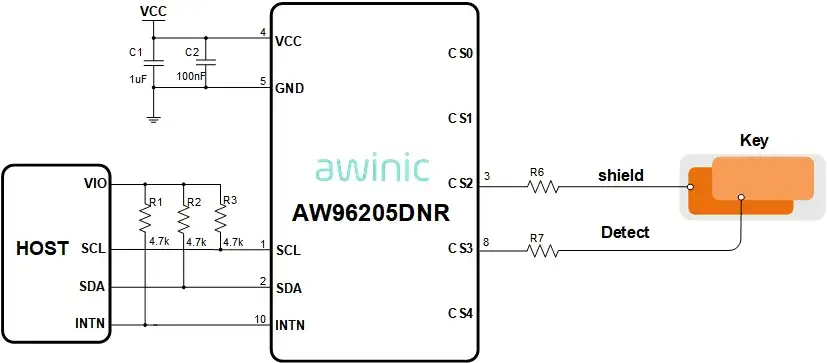 【技术贴】AW96205DNR高性能手机防水游戏肩键：艾为触控，重塑移动游戏体验