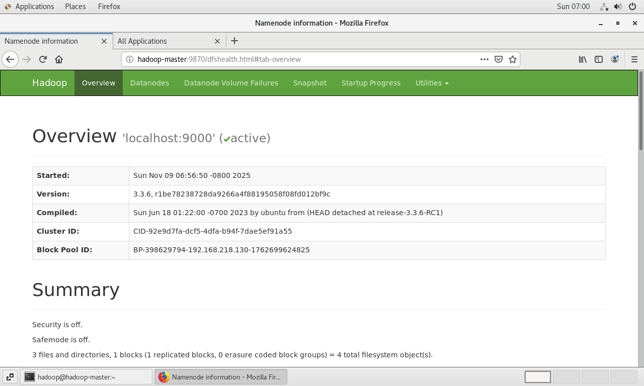 YARN ResourceManager Web界面