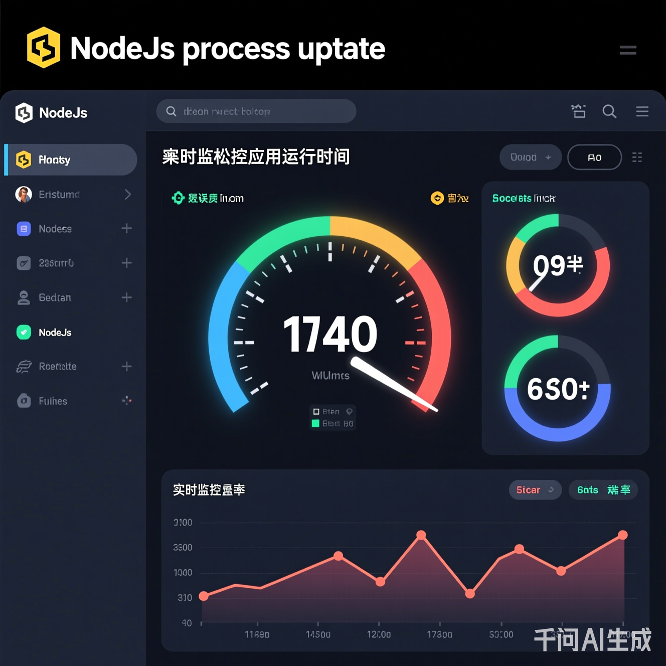 实时监控仪表盘展示uptime与错误率关联