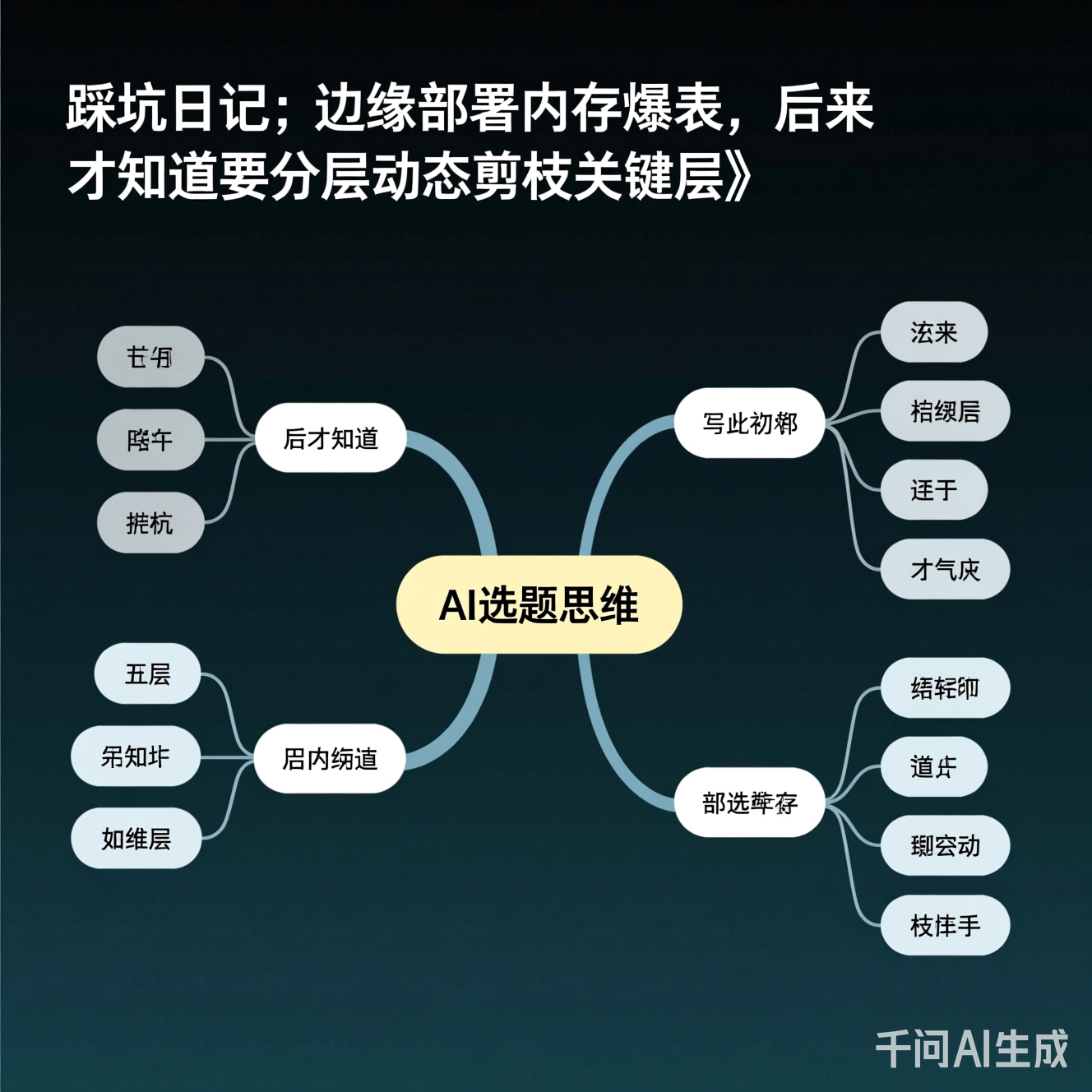 AI选题思维导图