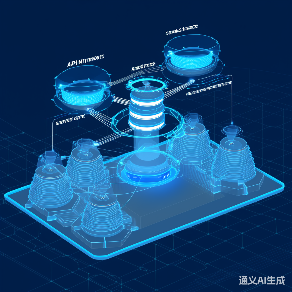微服务架构分层示意图