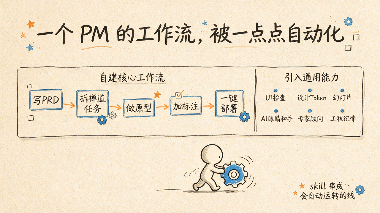 一个 PM 的工作流，被一点点自动化