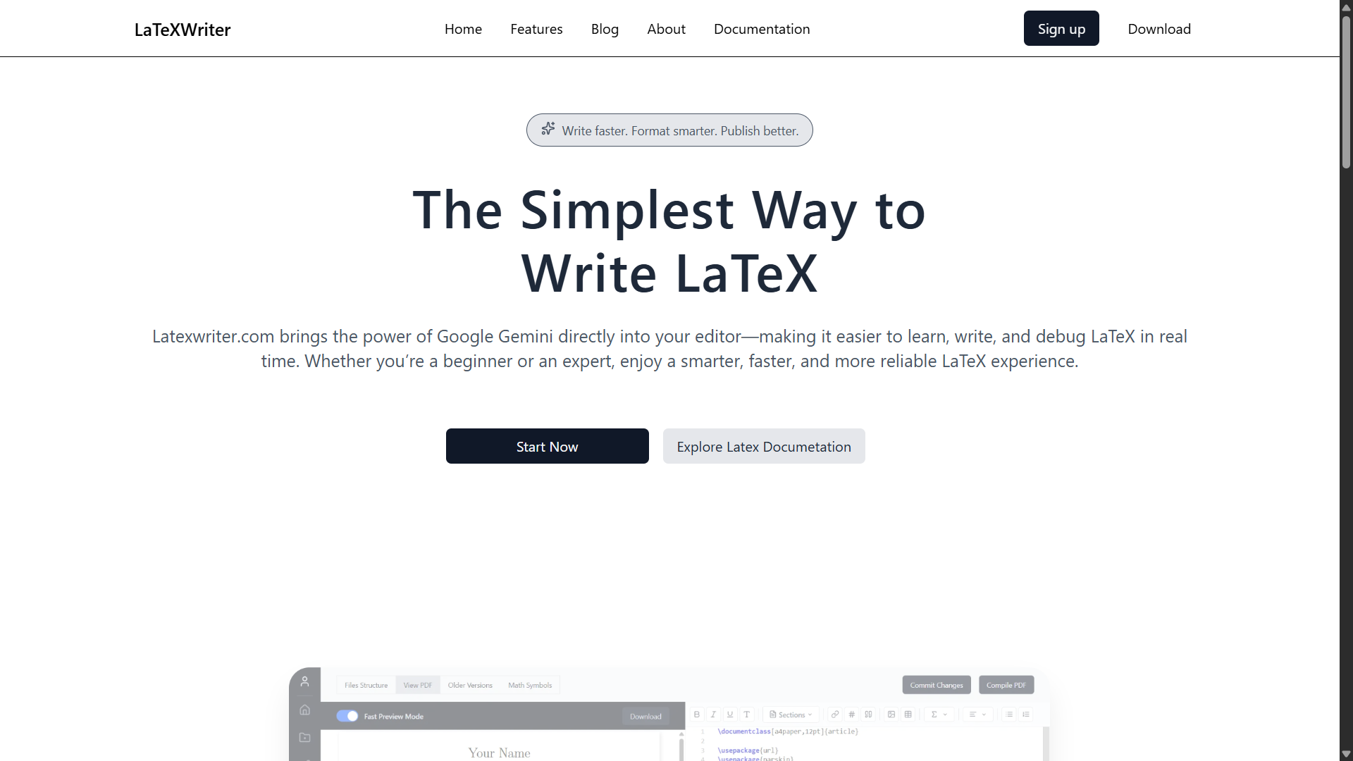 LaTeXWriter
