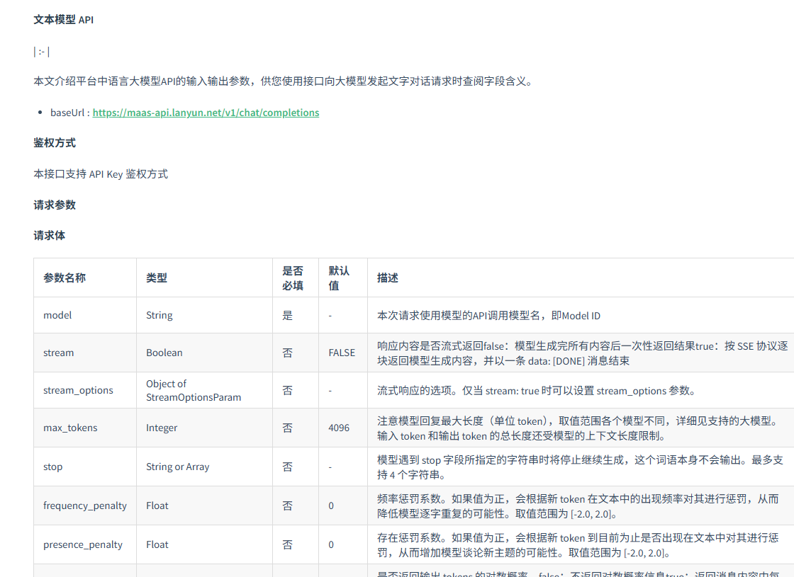 GLM-5.1 API示例页面