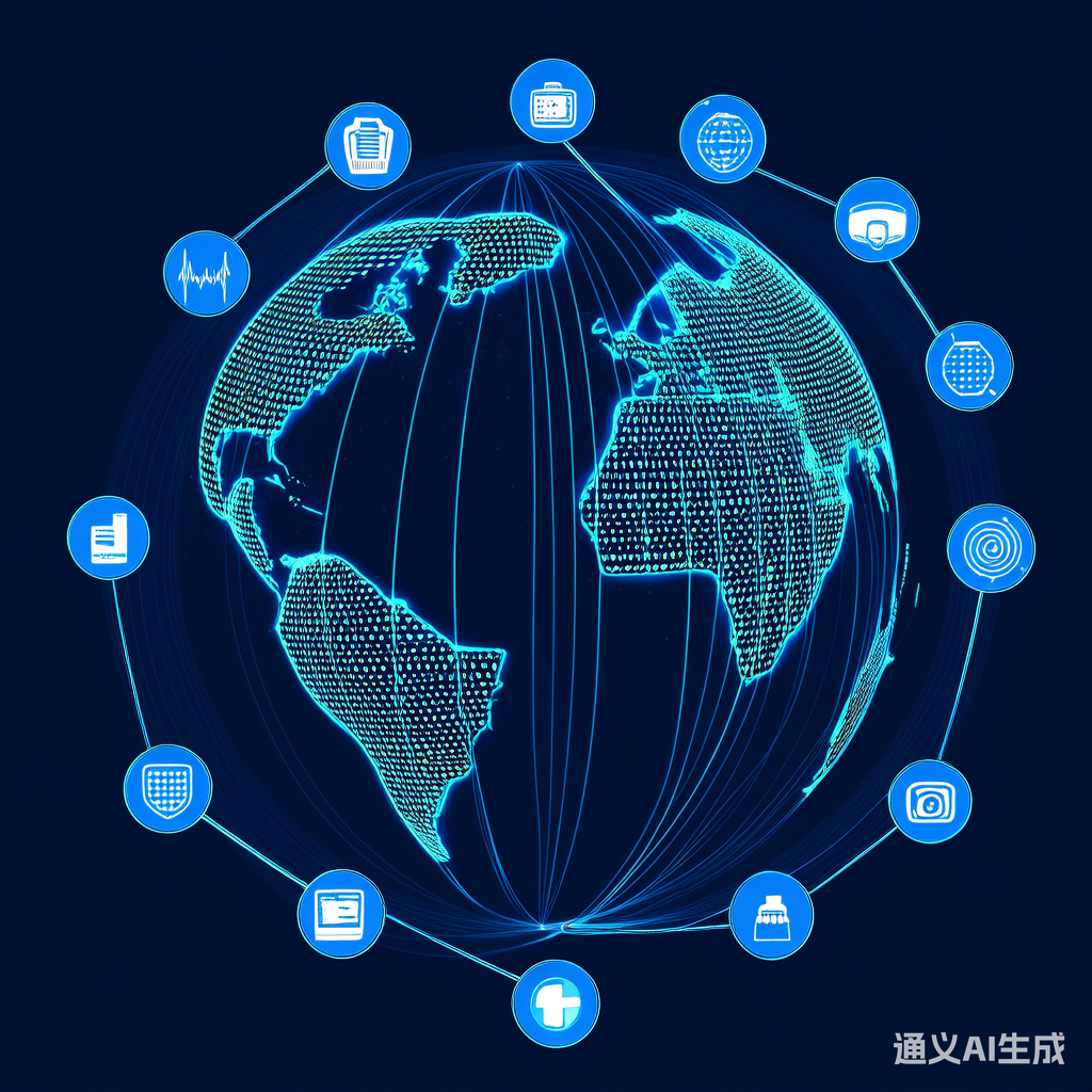 跨国罕见病研究网络拓扑图