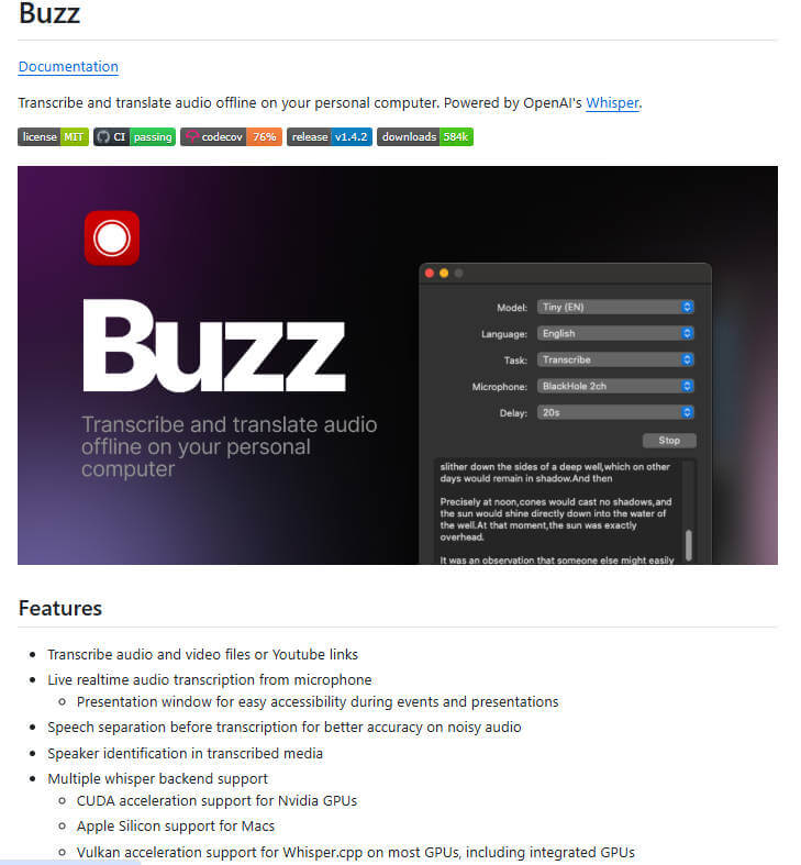 buzz 项目介绍图