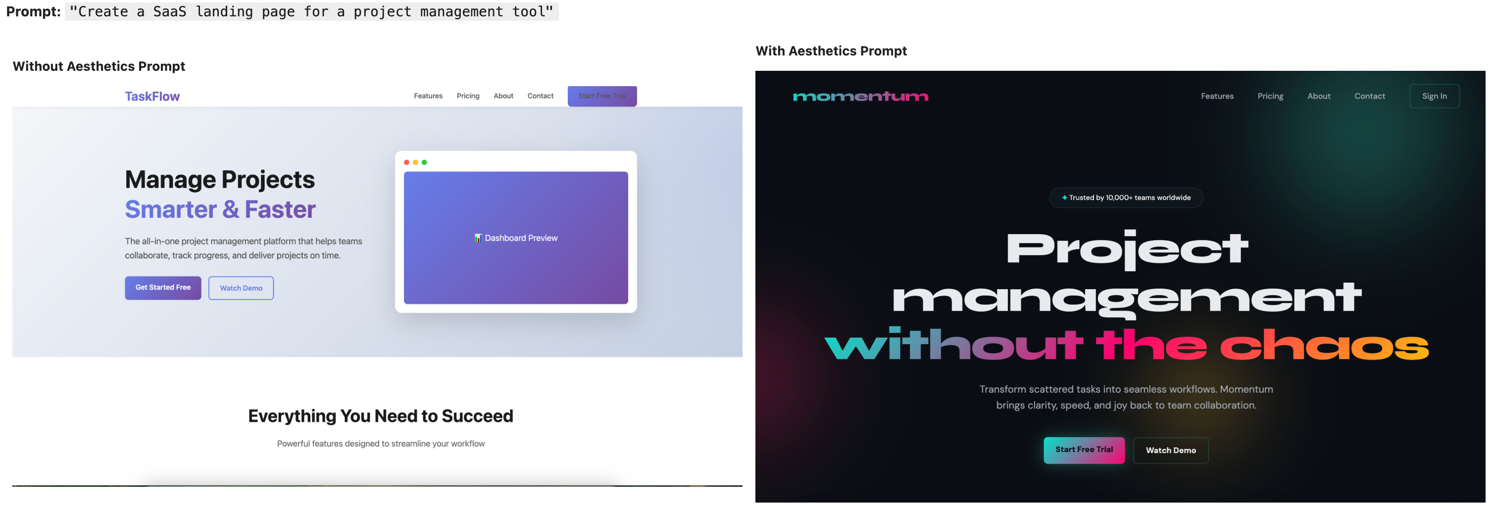 SaaS Landing Page