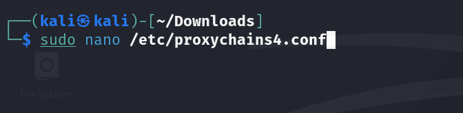 Configure Proxychains
