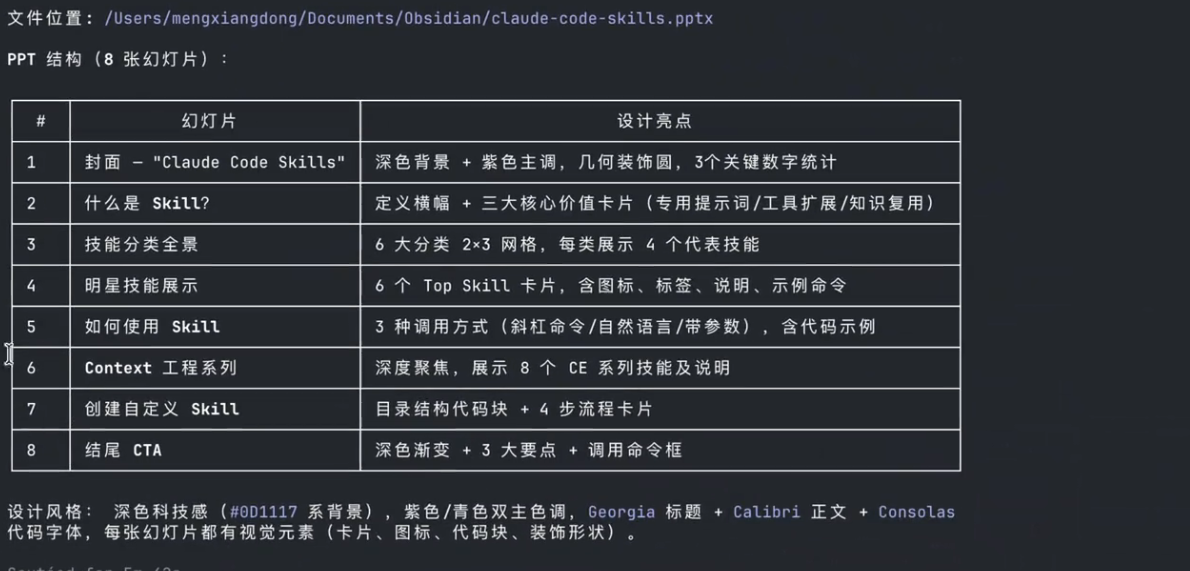 PPT Skill 结果示例 1