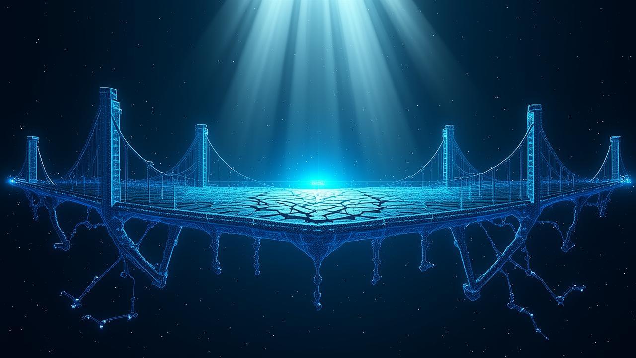 An abstract conceptual illustration of a massive s