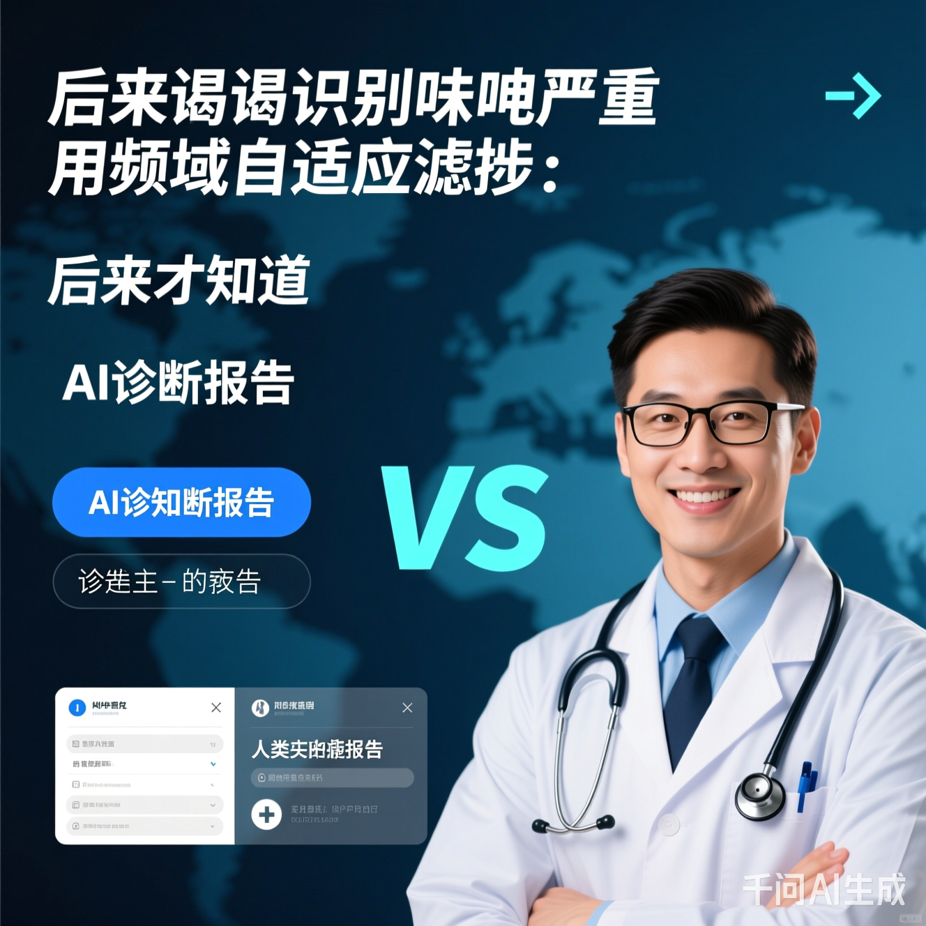 AI诊断报告和人类医生报告对比