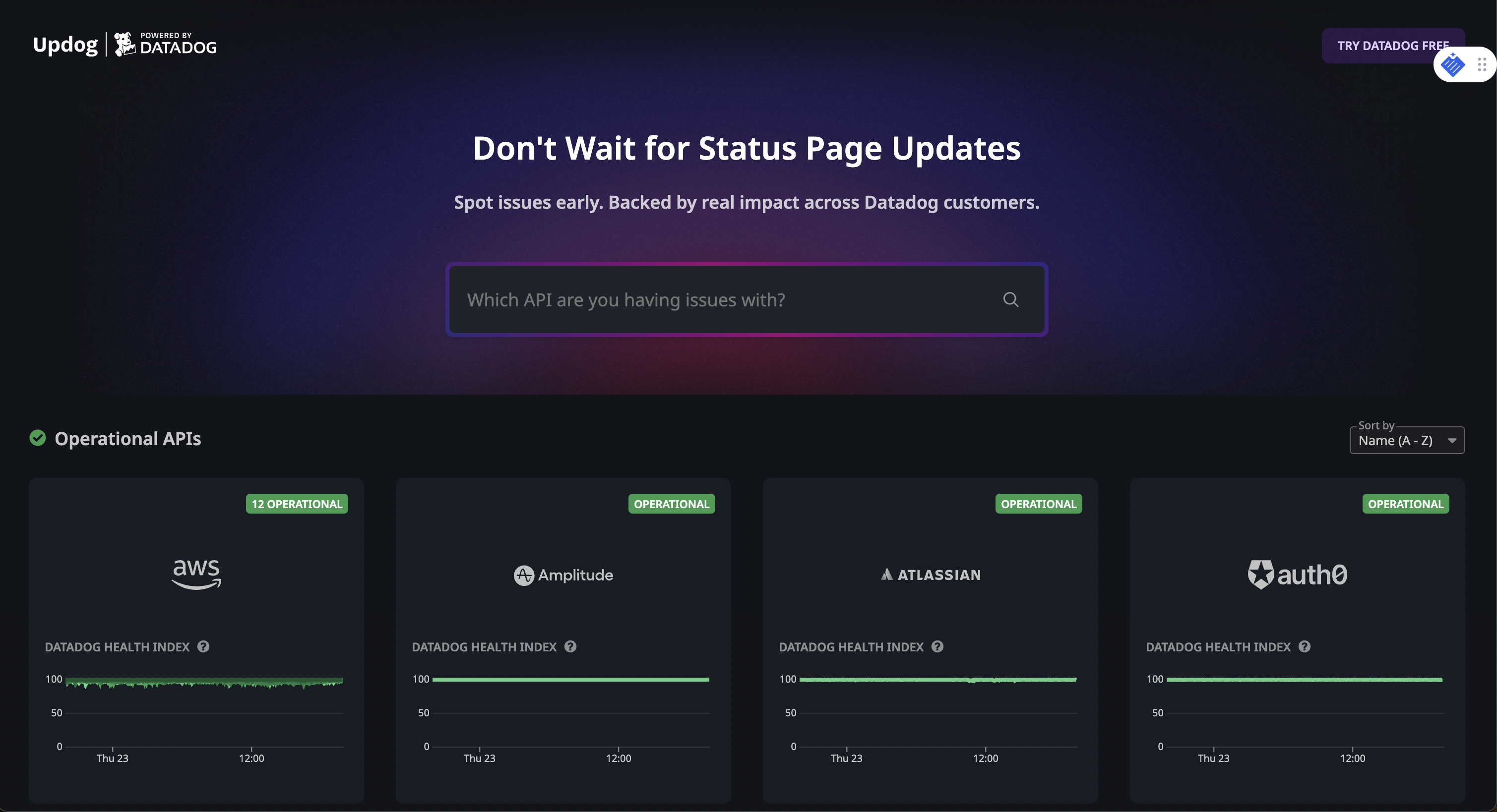 Updog by Datadog