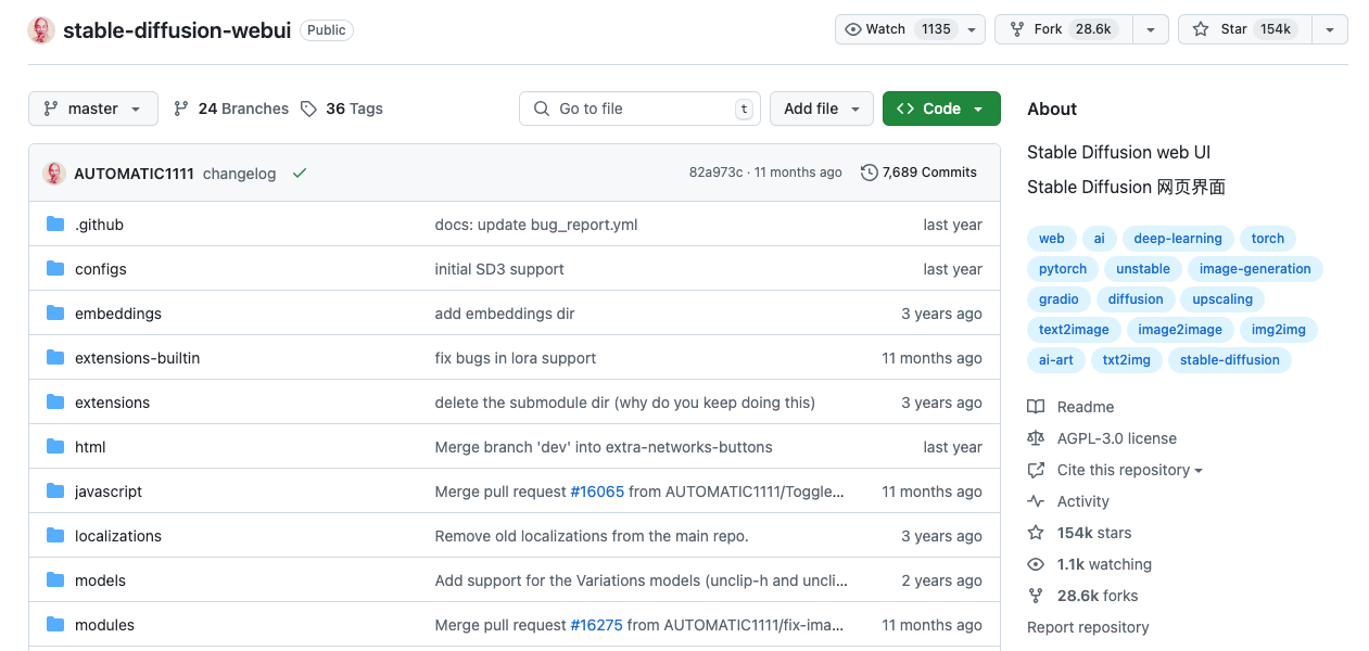 揭秘 GitHub 154k star 爆款神器!一文掌握Stable Diffusion WebUI 的实用秘诀与场景_stable ...