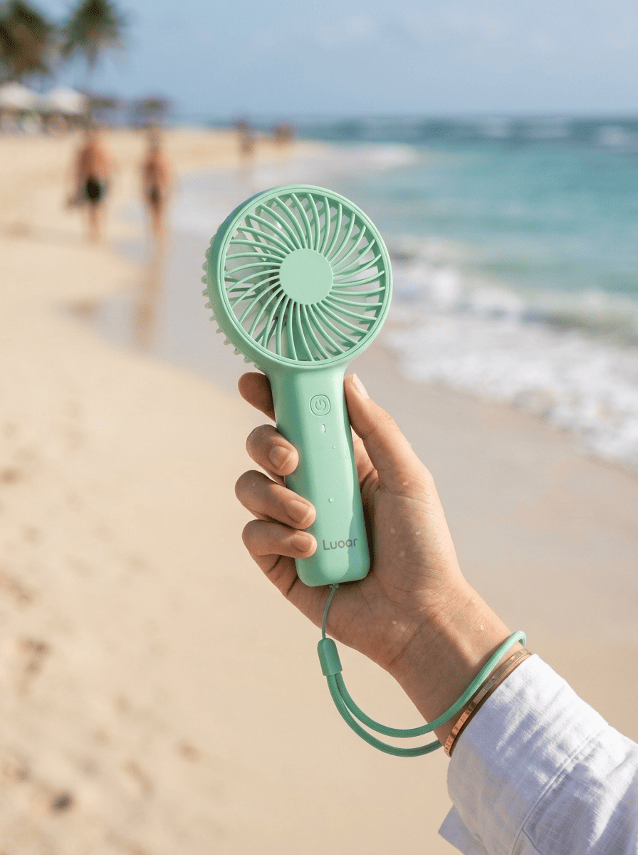 海滩场景手持图