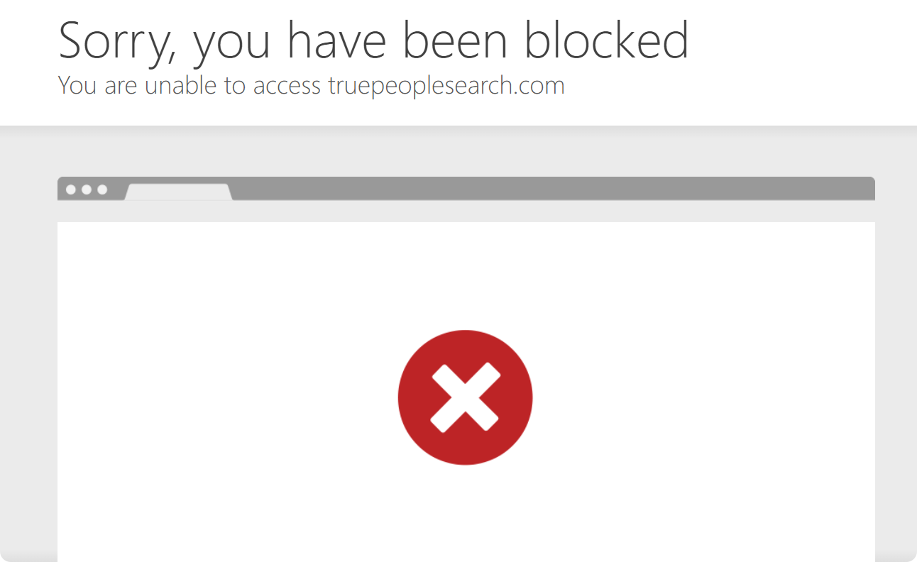 无法访问truepeoplesearch