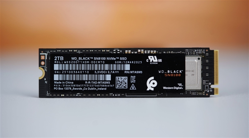 最强PCIe 5.0 SSD登场！闪迪WD_BLACK SN8100首发评测：随机性能新高度