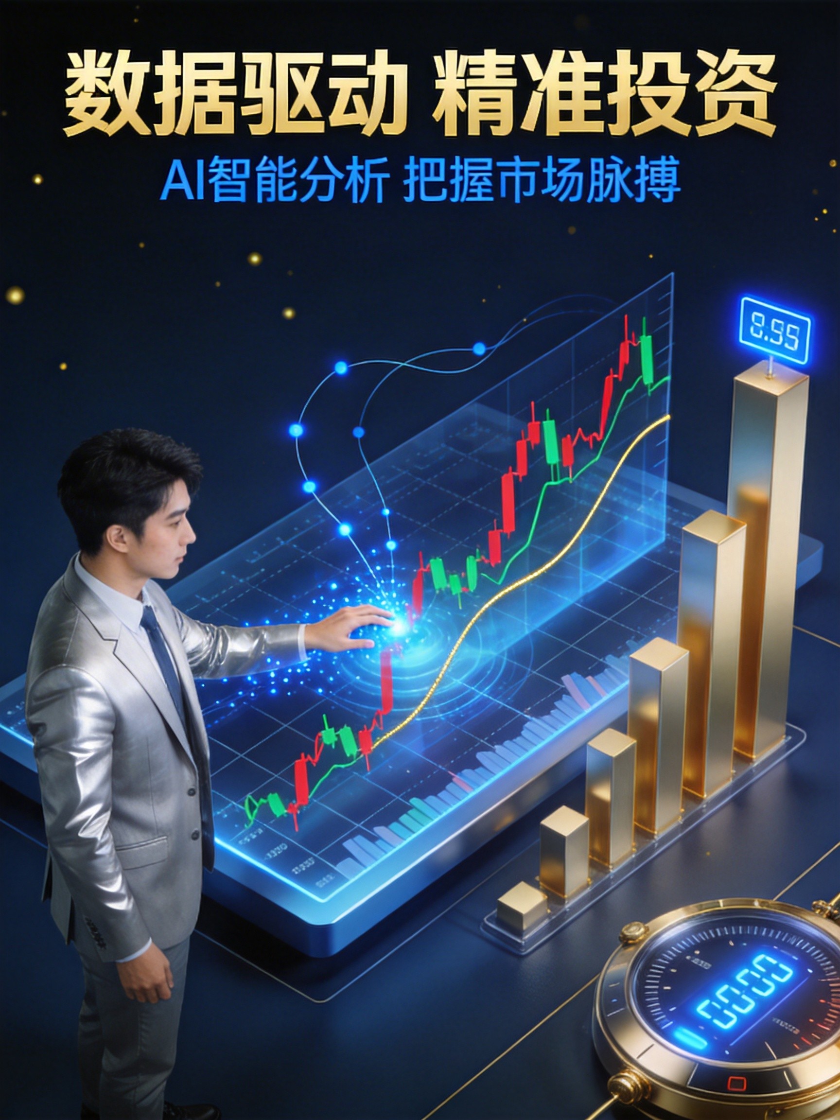 金融投资数据分析 - 展示AI在股票分析和投资决策中的应用