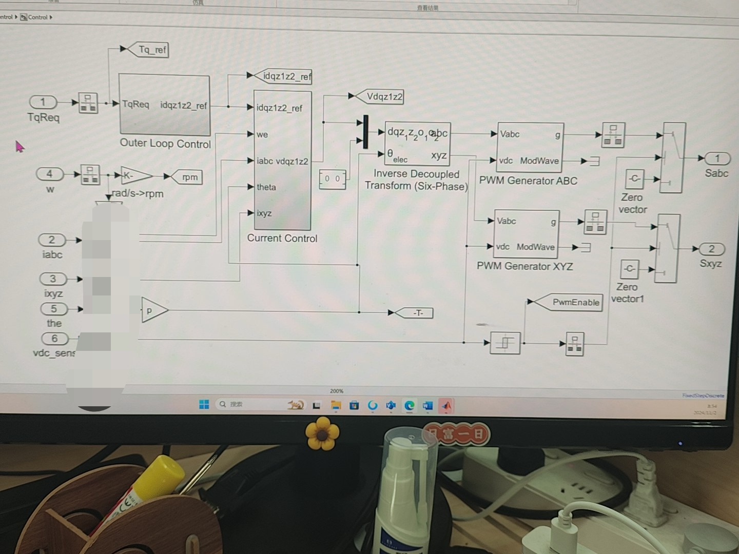 双三相永磁同步电机直接转矩控制的Matlab/Simulink仿真探索-CSDN博客