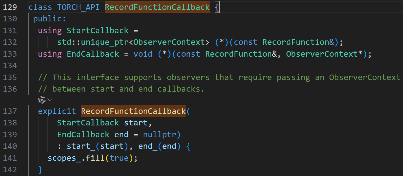 图1 记录函数回调接口