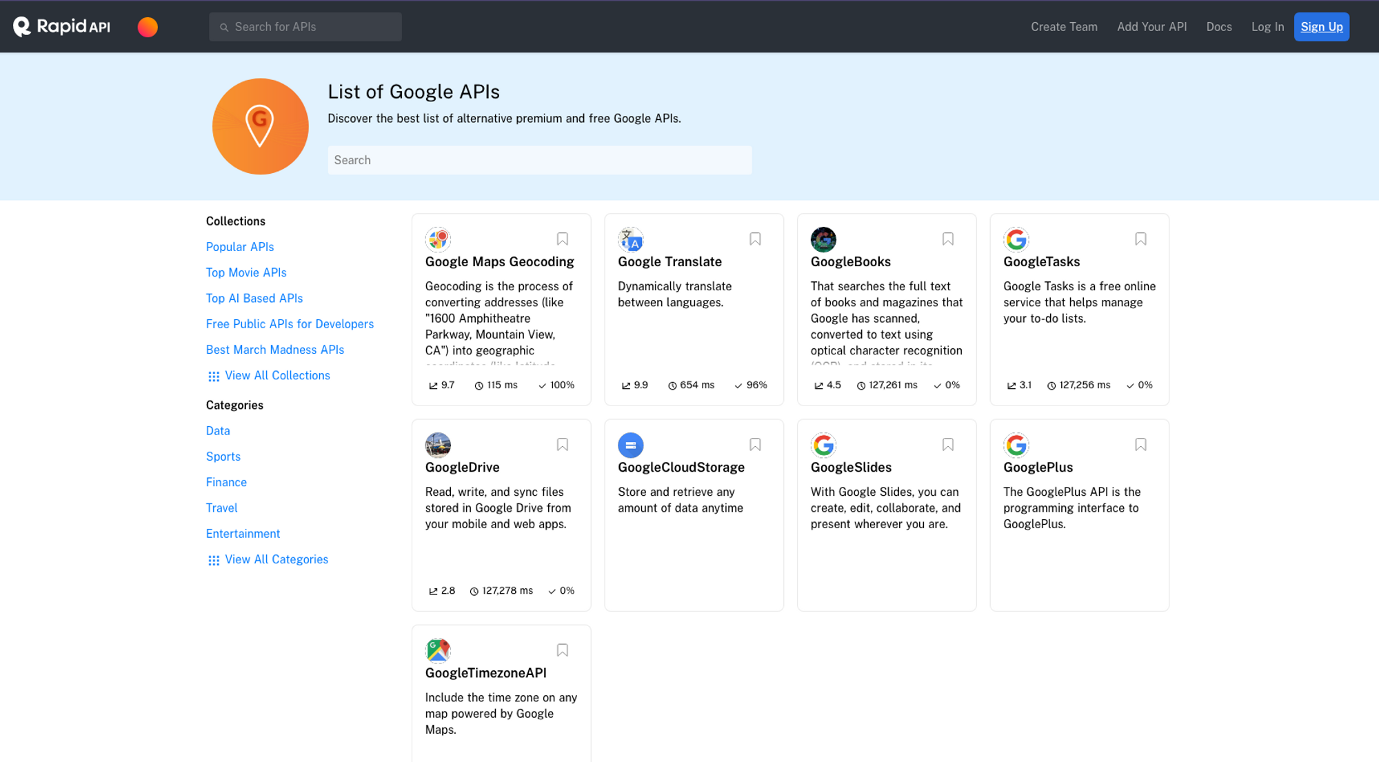 API 接口文档管理工具 - RapidAPI