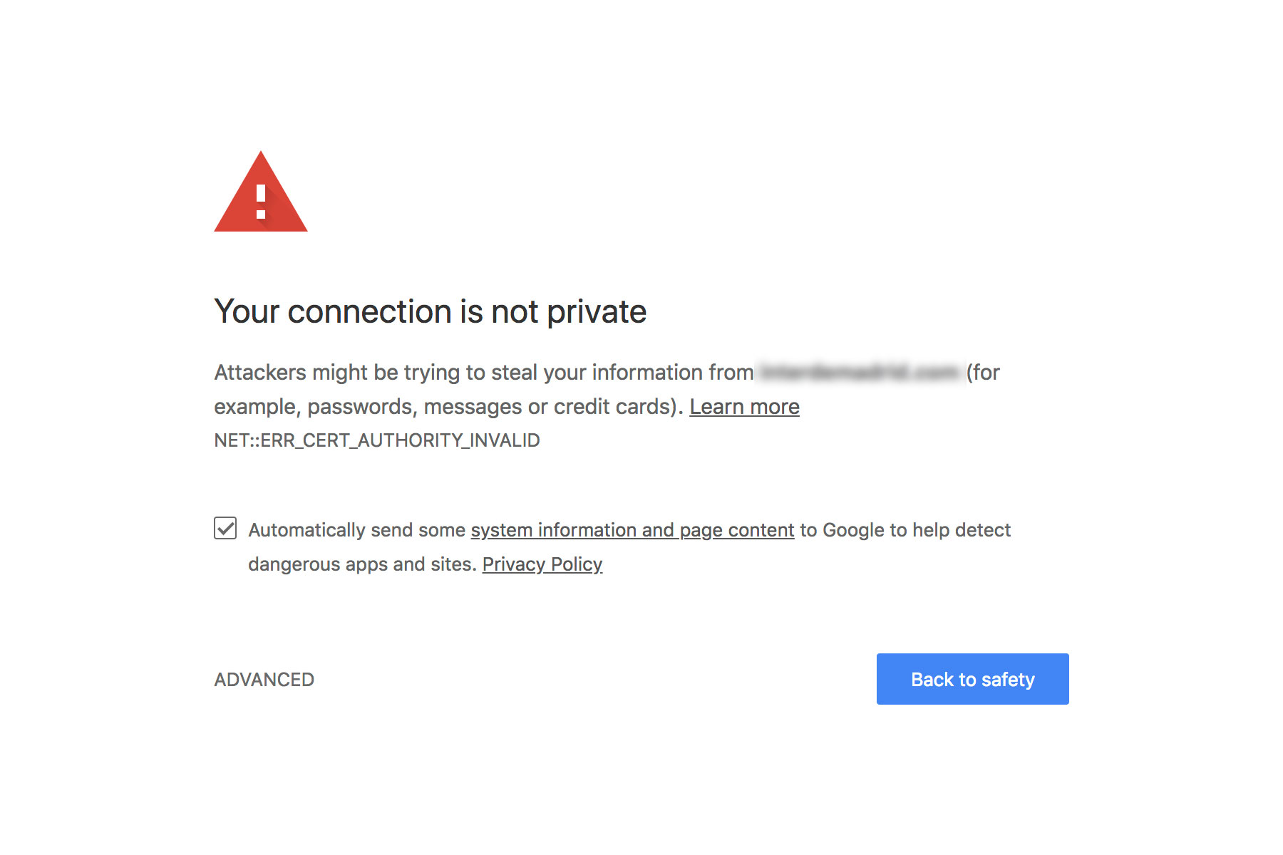 Stricter Browser Security Warnings for Non-SSL Websites - Twilo Creative