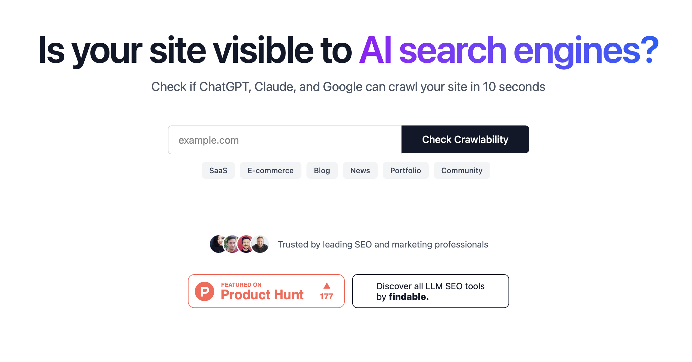 AI Search Crawler Check