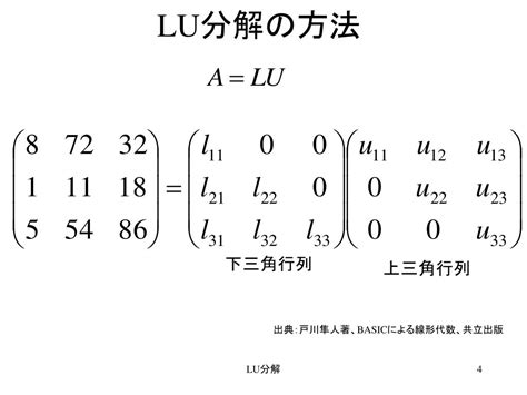 PPT - LU 分解 PowerPoint Presentation, free download - ID:320…