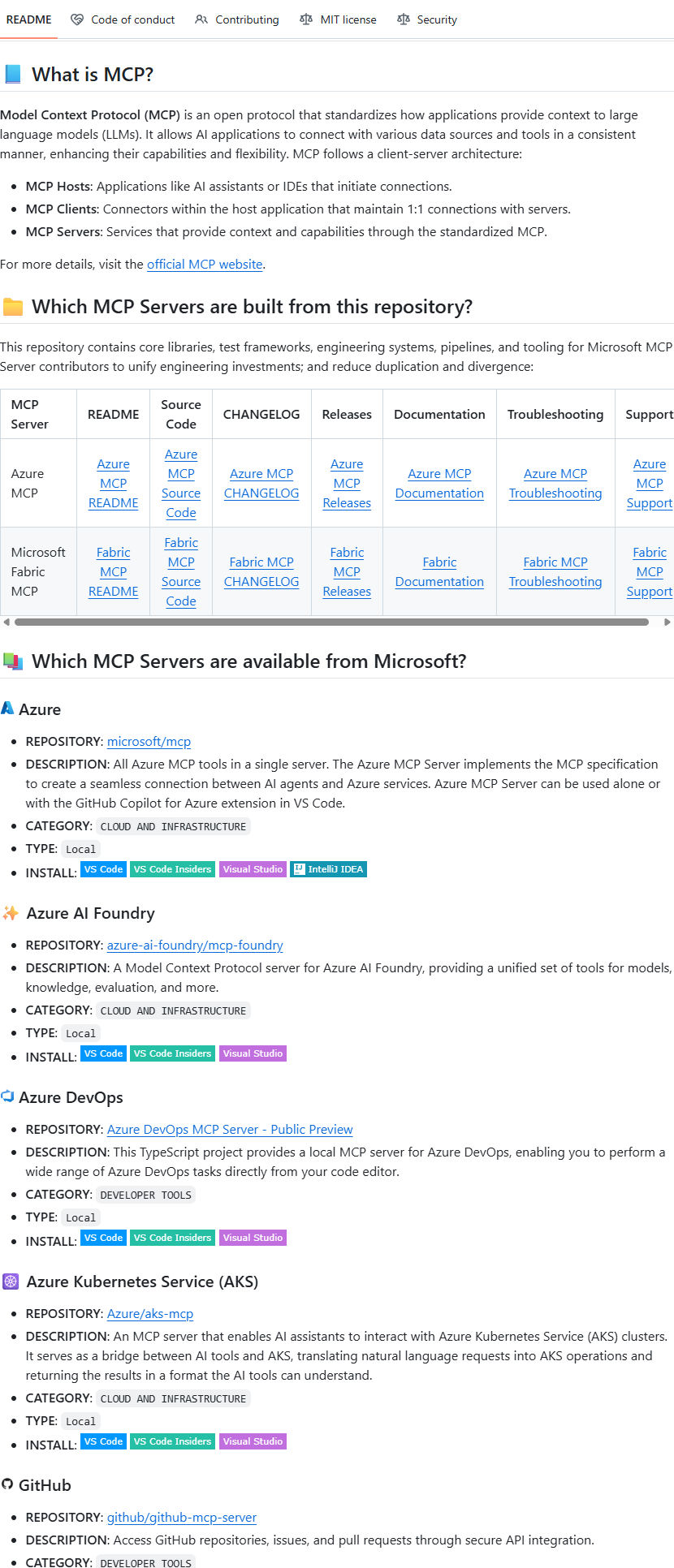 microsoft/mcp