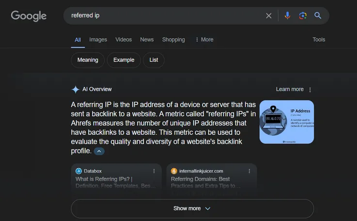 谷歌AI Overviews 把我的内容截取成答案