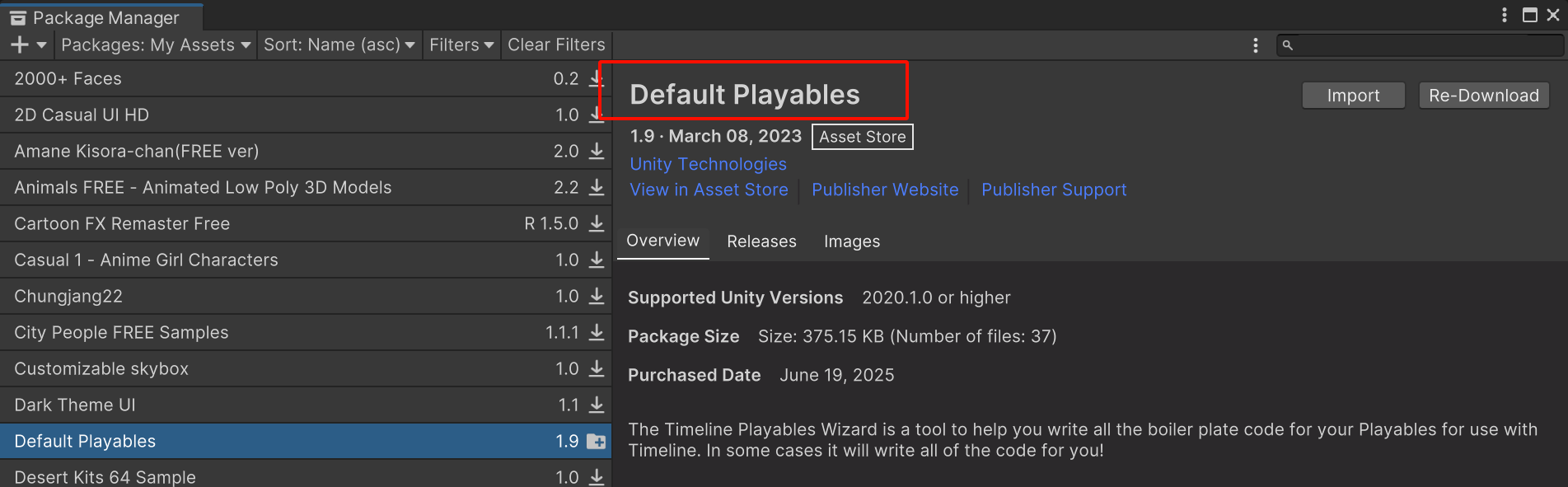 Unity TimeLine使用教程