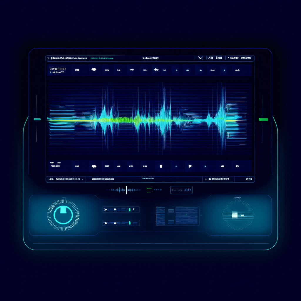 实时音频可视化效果示意图