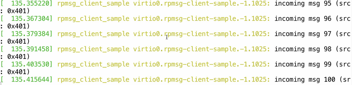 RPMsg from the Zephyr application on the Cortex-M7